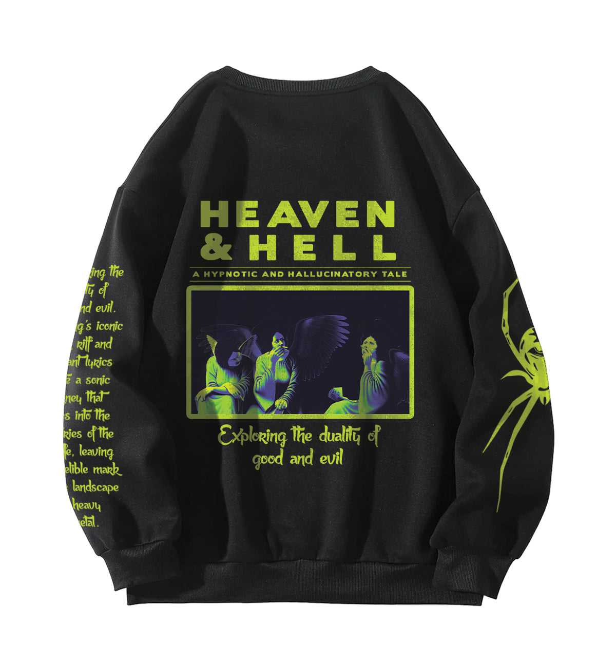 Black Sabbath Designed Oversized Sweatshirt