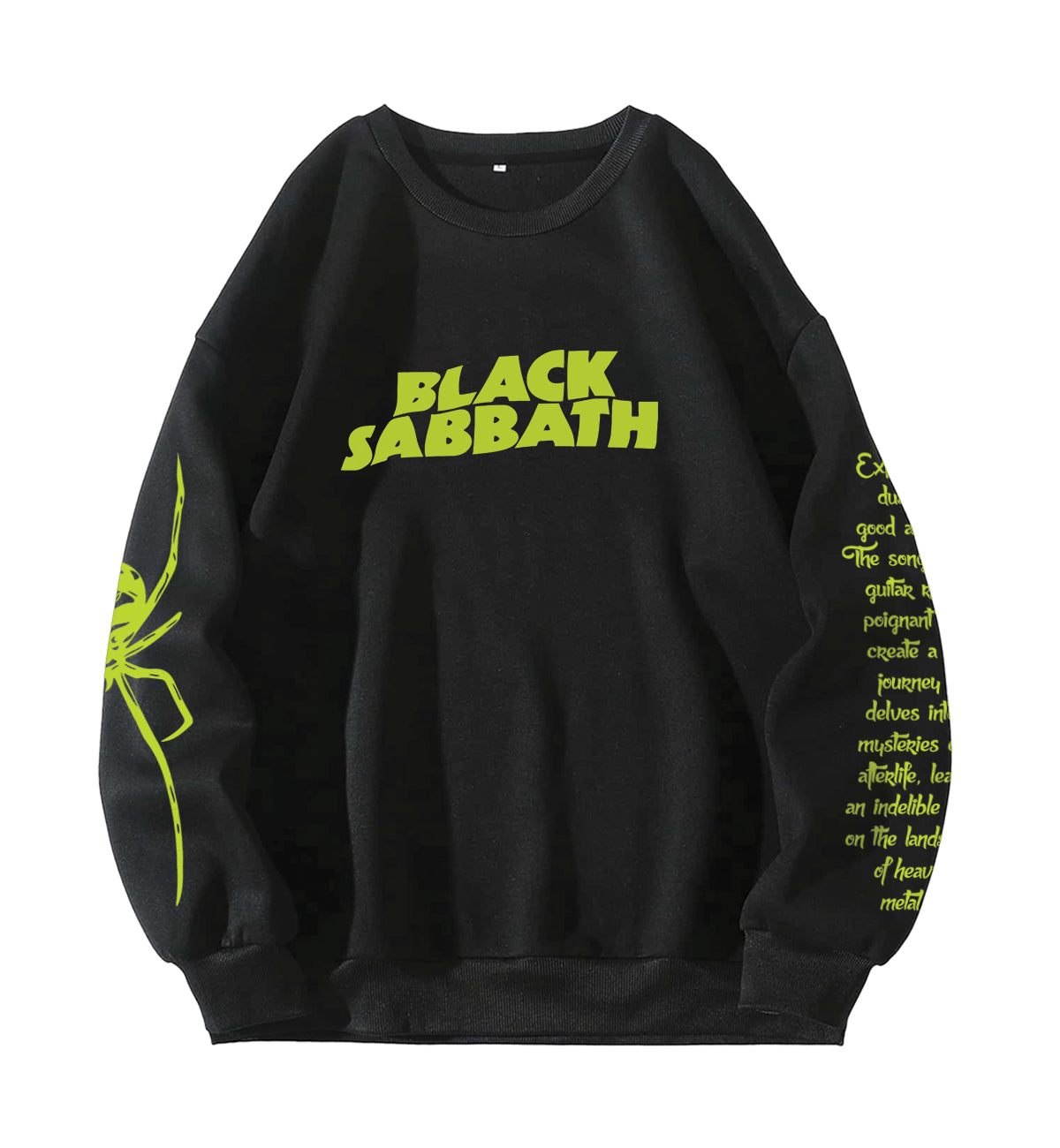 Black Sabbath Designed Oversized Sweatshirt