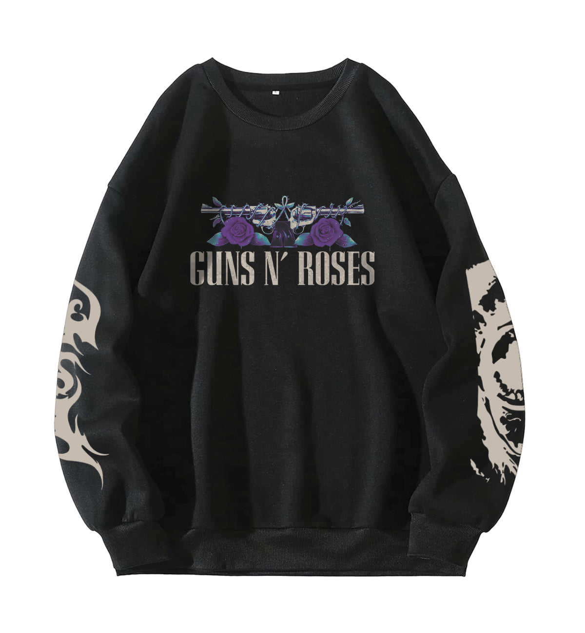 Guns N Roses Designed Oversized Sweatshirt