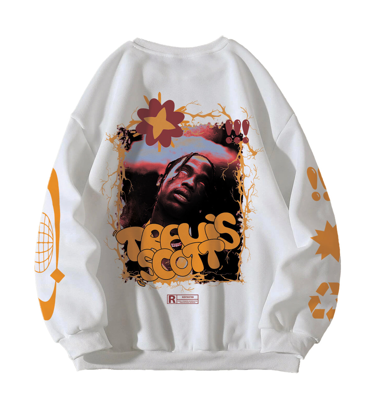 Travis Scott Designed Oversized Sweatshirt