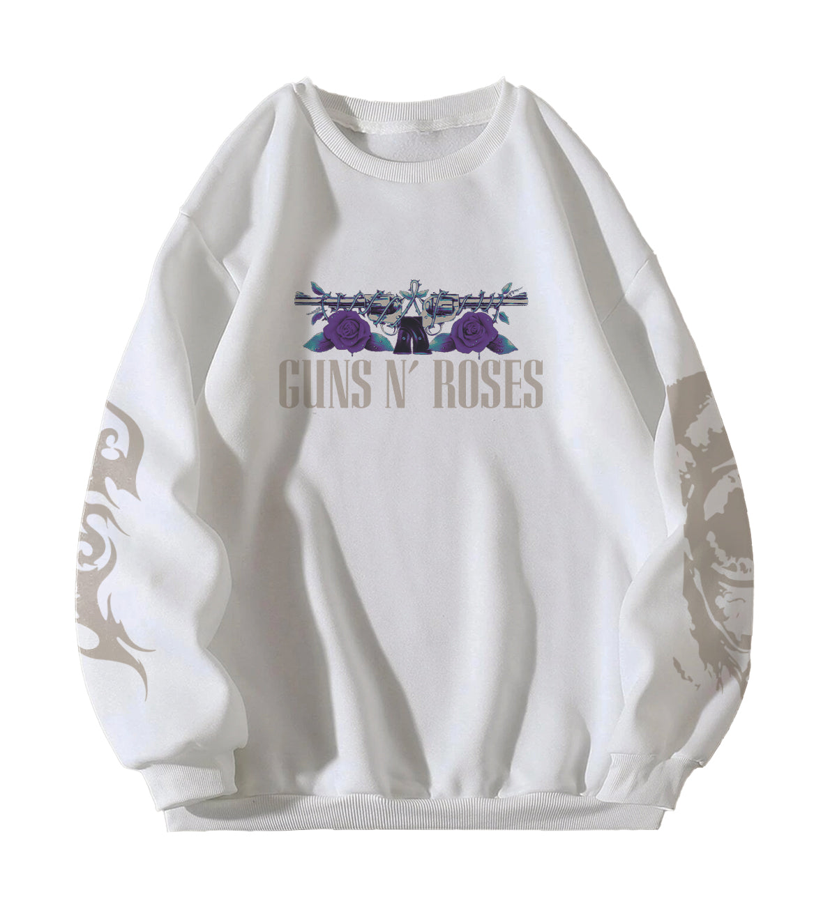 Guns N Roses Designed Oversized Sweatshirt