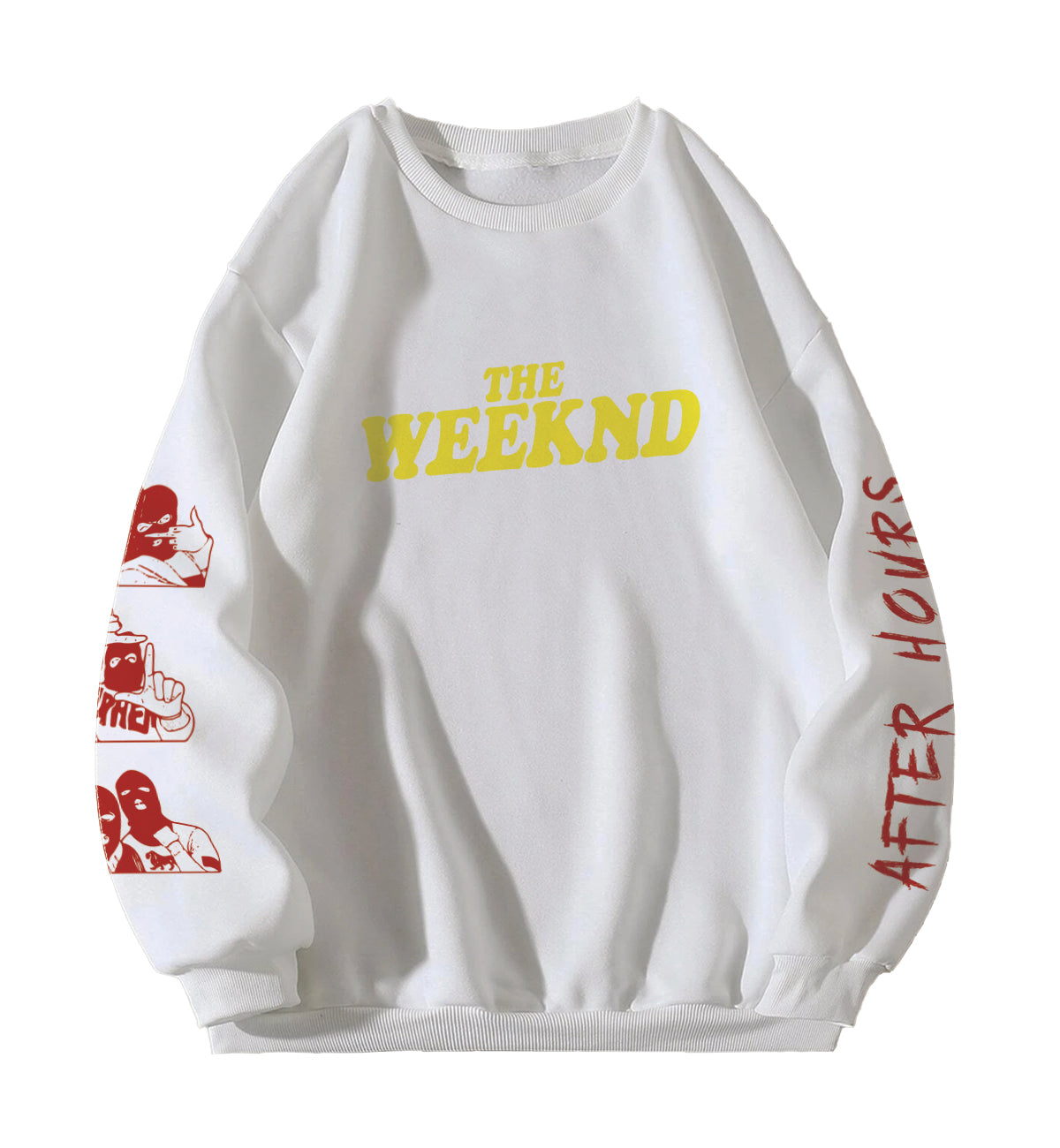 The Weeknd Designed Oversized Sweatshirt